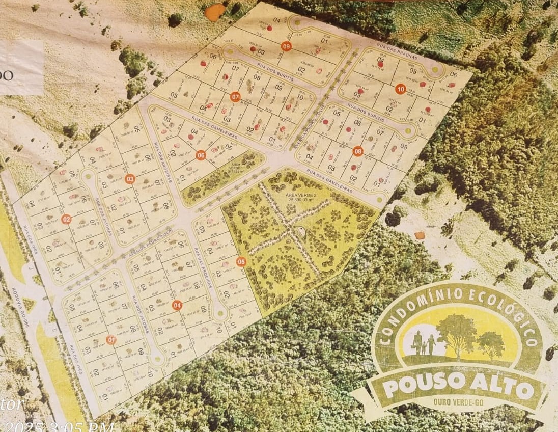 Imagem Terreno em Condomínio à Venda, 1.500 m² em Ouro Verde de Goiás - Ouro Verde de Goiás