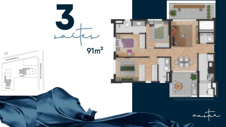 Imagem Apartamento com 3 Quartos à Venda, 91 m² em Jardim Das Acácias - São Paulo