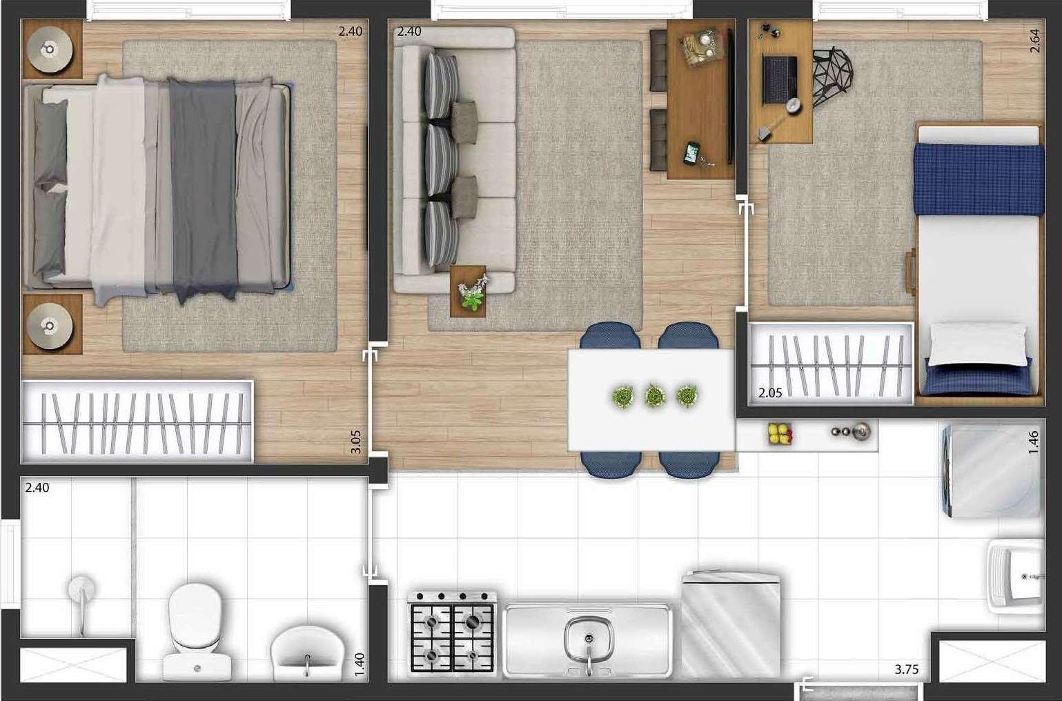 Imagem Apartamento com 2 Quartos à Venda, 35 m²em Parque Dom João Neri - São Paulo Imagem Apartamento com 2 Quartos à Venda, 35 m²em Parque Dom João Neri - São Paulo