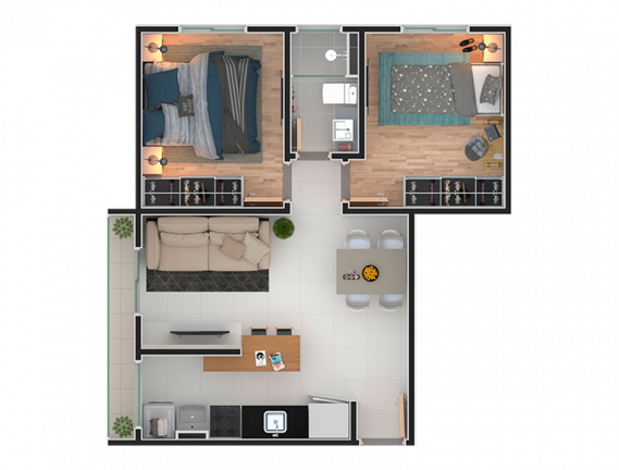 Imagem Apartamento com 2 Quartos à Venda, 48 m² em Vila Oliveira - Mogi das Cruzes Imagem Apartamento com 2 Quartos à Venda, 48 m² em Vila Oliveira - Mogi das Cruzes