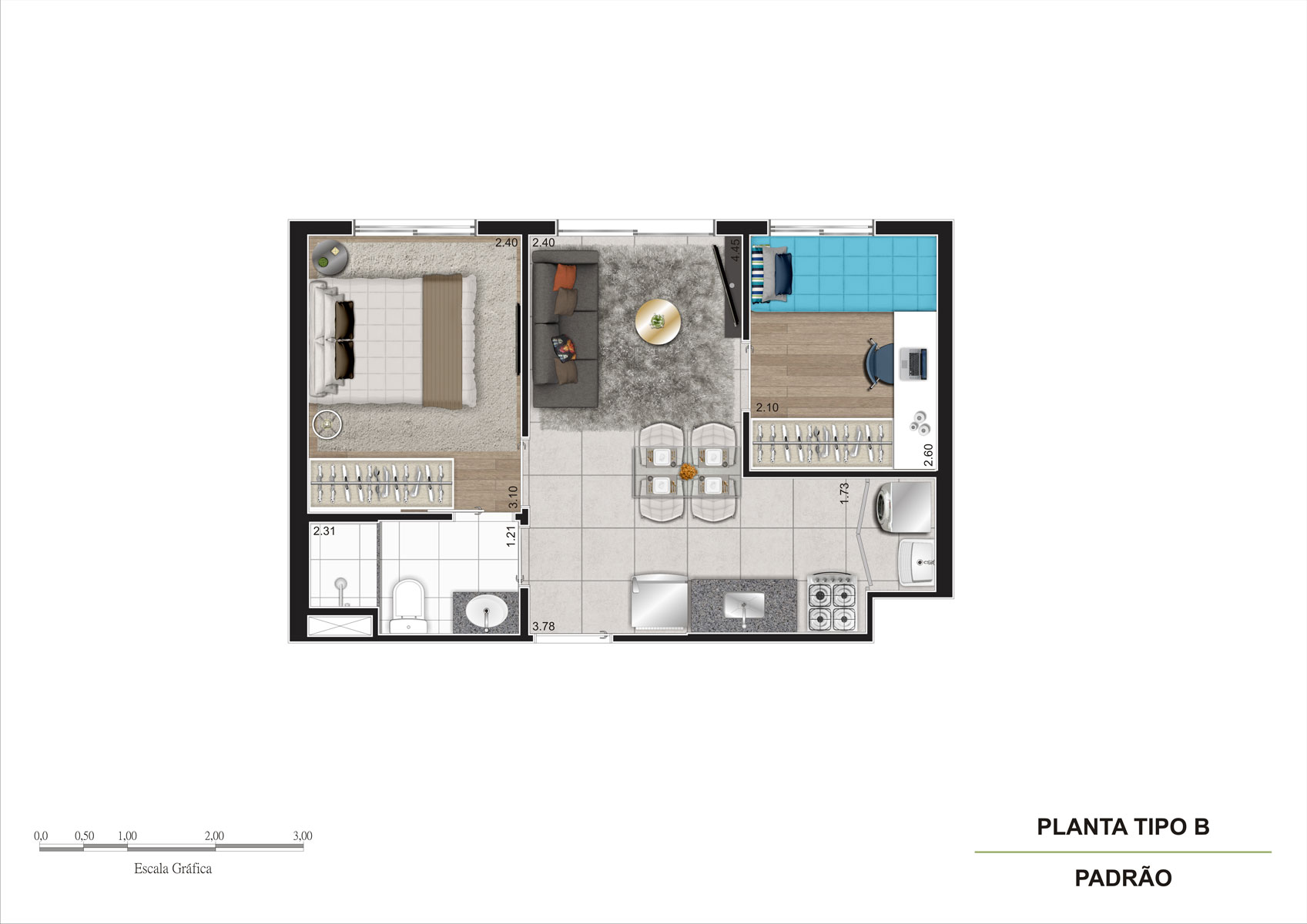 Imagem Studio com 2 Quartos à Venda, 34 m² em Cambuci - São Paulo