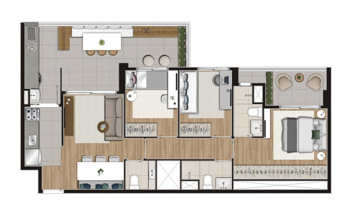 Imagem Apartamento com 4 Quartos à Venda, em Vila Leopoldina - São Paulo Imagem Apartamento com 4 Quartos à Venda, em Vila Leopoldina - São Paulo