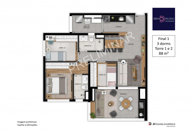 Imagem Apartamento com 3 Quartos à Venda, 88 m² em Vila Matilde - São Paulo Imagem Apartamento com 3 Quartos à Venda, 88 m² em Vila Matilde - São Paulo
