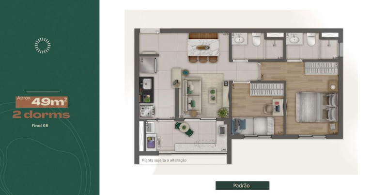 Imagem Apartamento com 2 Quartos à Venda, 42 m² em Água Branca - São Paulo