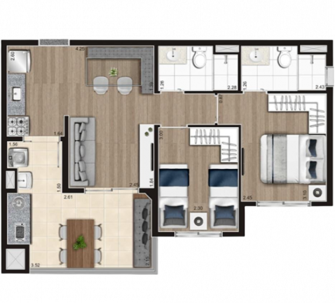 Imagem Apartamento com 2 Quartos à Venda,  em Vila Maria - São Paulo