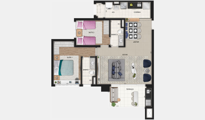 Imagem Apartamento com 3 Quartos à Venda, 83 m²em Centro - Osasco