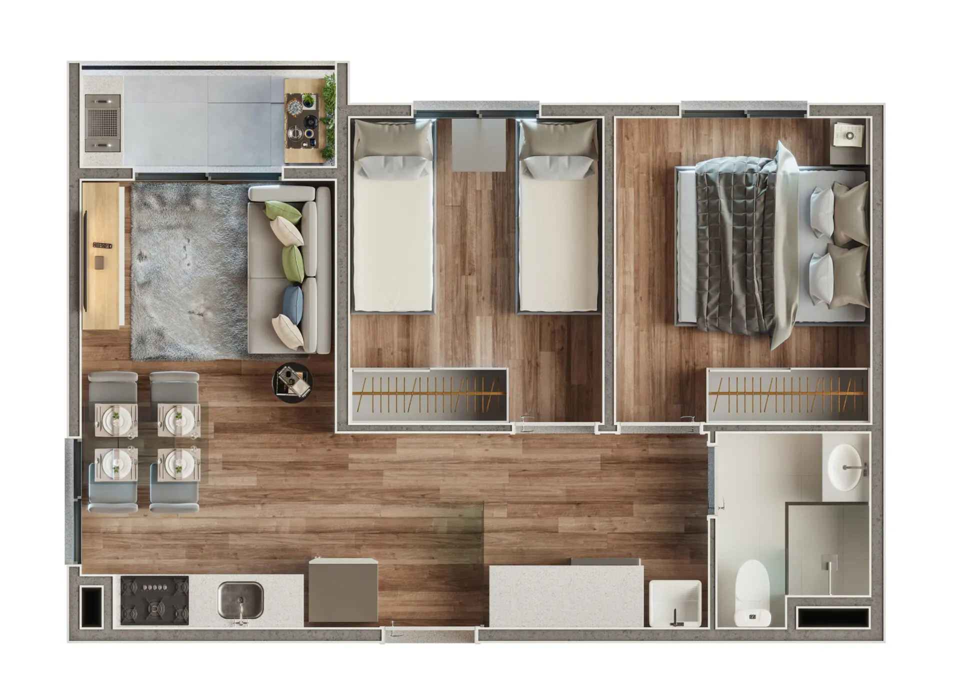 Imagem Apartamento com 2 Quartos à Venda, 40 m²em Vila Eldízia - Santo André Imagem Apartamento com 2 Quartos à Venda, 40 m²em Vila Eldízia - Santo André