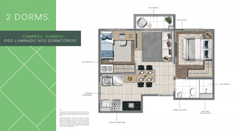 Imagem Apartamento com 2 Quartos à Venda,  em Pirituba - São Paulo