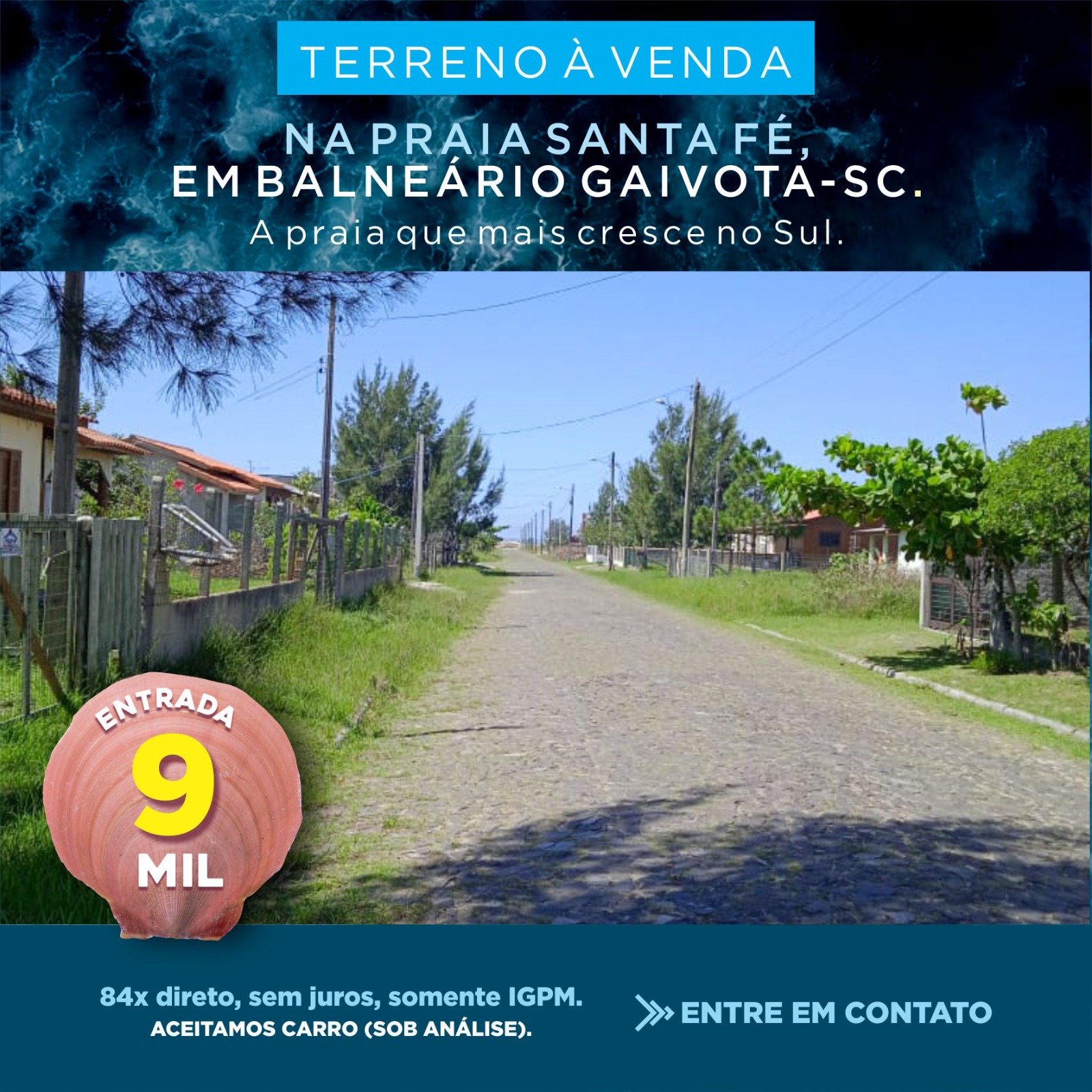 Imagem Terreno à Venda, 360 m²em Loteamento Santa Fé - Balneário Gaivota