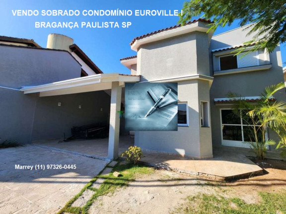 Casa de Condomínio com 3 Quartos à Venda, 190 m² em Condomínio Residencial Euroville - Bragança Paulista