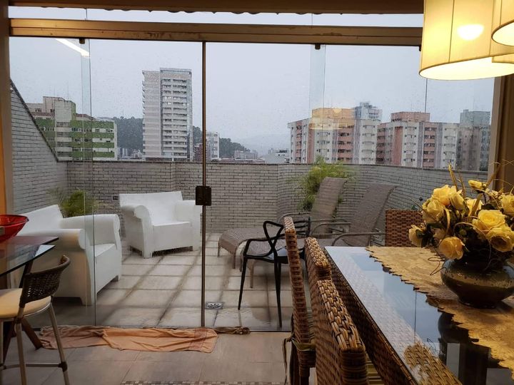 Imagem Apartamento com 3 Quartos à Venda, 128 m² em Encruzilhada - Santos