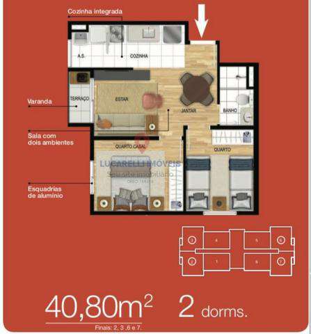 Imagem Apartamento com 2 Quartos à Venda, 42 m² em Jardim Ibirapuera - Campinas Imagem Apartamento com 2 Quartos à Venda, 42 m² em Jardim Ibirapuera - Campinas