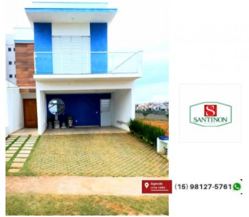 Imagem Casa de Condomínio com 3 Quartos à Venda, 142 m² em Caguassu - Sorocaba