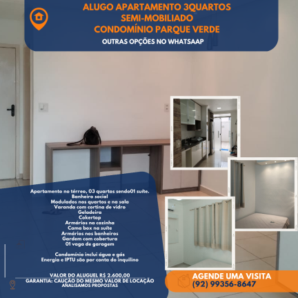 Imagem Apartamento com 2 Quartos para Alugar, 42 m² em Colônia Terra Nova - Manaus Imagem Apartamento com 2 Quartos para Alugar, 42 m² em Colônia Terra Nova - Manaus