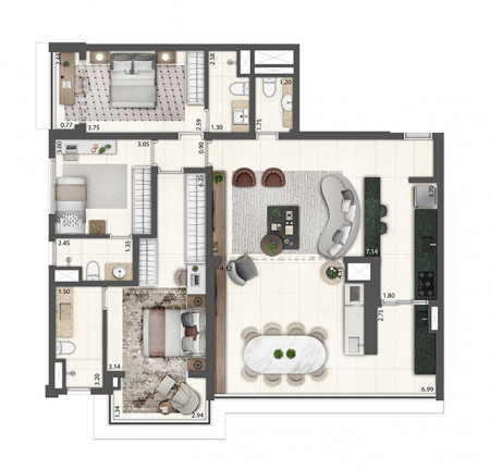 Imagem Apartamento com 3 Quartos à Venda, 84 m² em Jardim Papai Noel - São Paulo Imagem Apartamento com 3 Quartos à Venda, 84 m² em Jardim Papai Noel - São Paulo
