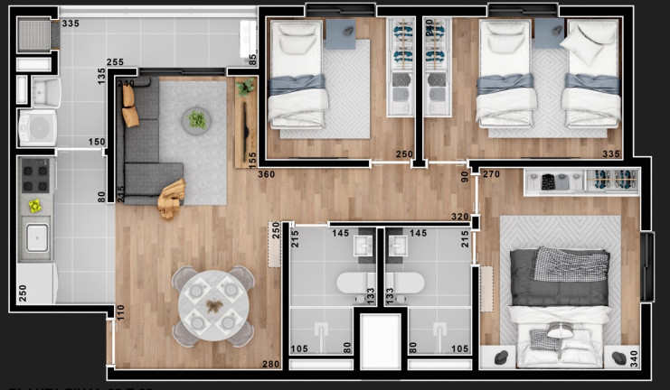 Imagem Apartamento com 3 Quartos à Venda, 65 m² em Tingui - Curitiba Imagem Apartamento com 3 Quartos à Venda, 65 m² em Tingui - Curitiba