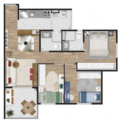 Imagem Apartamento com 2 Quartos à Venda, 48 m² em Vila Clementino - São Paulo Imagem Apartamento com 2 Quartos à Venda, 48 m² em Vila Clementino - São Paulo