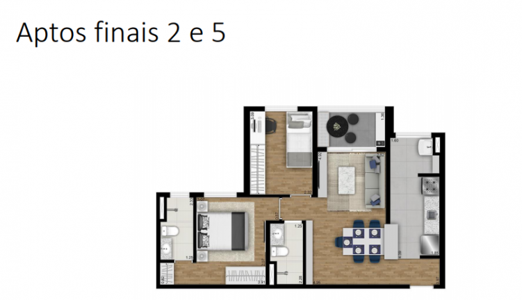 Imagem Apartamento com 2 Quartos à Venda, 58 m² em Jardim Anny - Guarulhos