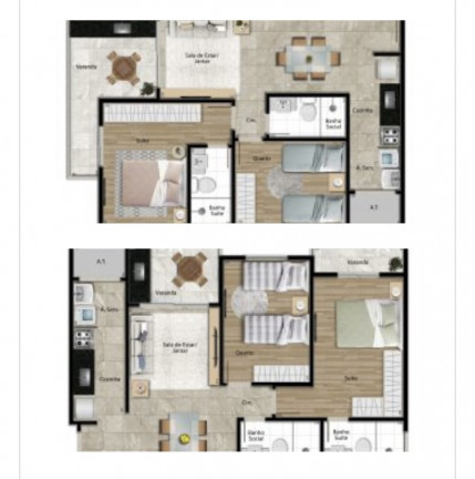 Imagem Apartamento com 1 Quarto à Venda, 38 m² em Jardim da Penha - Vitória