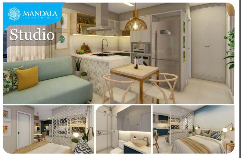 Imagem Studio com 1 Quarto à Venda, Locação ou Temporada, 32 m² em Santo Antônio de Lisboa - Florianópolis