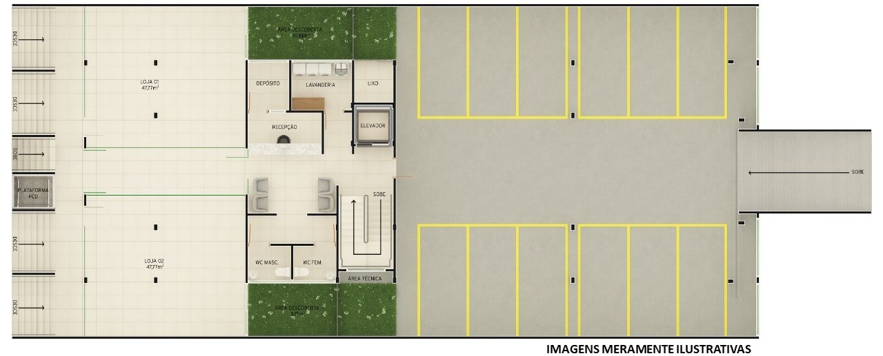 Imagem Loft com 1 Quarto à Venda, 19 m²em Intermares - Cabedelo Imagem Loft com 1 Quarto à Venda, 19 m²em Intermares - Cabedelo