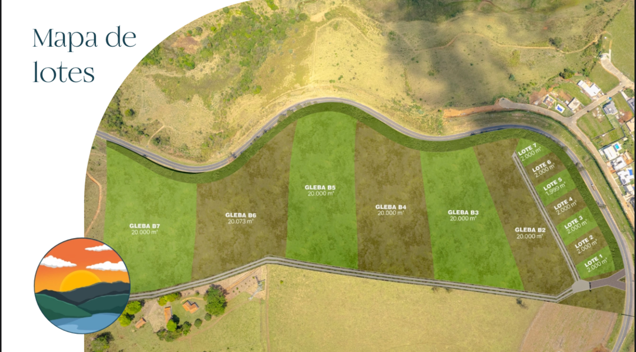 Imagem Terreno à Venda, 2.000 m² em Gigante das Águas - Joanópolis Imagem Terreno à Venda, 2.000 m² em Gigante das Águas - Joanópolis
