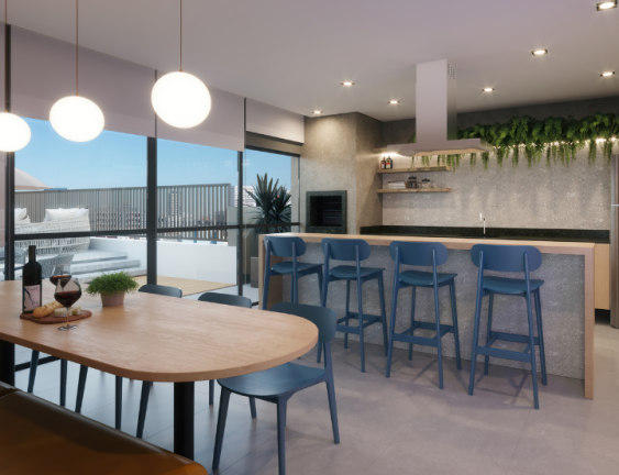 Imagem Apartamento com 2 Quartos à Venda, 51 m² em Centro - Curitiba