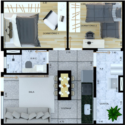 Imagem Apartamento com 2 Quartos à Venda,  em Jardim Norma - São Paulo