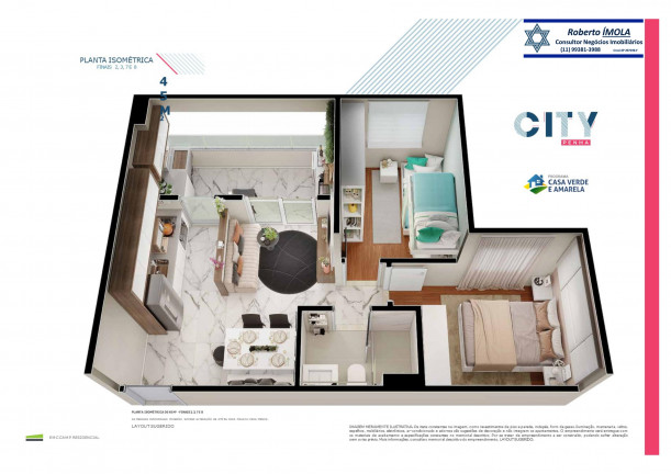 Imagem Apartamento com 2 Quartos à Venda, 45 m² em Vila Esperança - São Paulo Imagem Apartamento com 2 Quartos à Venda, 45 m² em Vila Esperança - São Paulo