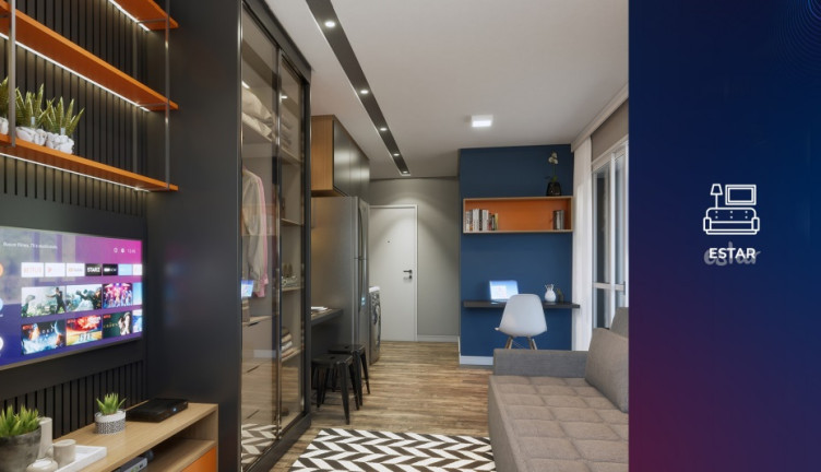 Imagem Apartamento com 1 Quarto à Venda,  em Brooklin Paulista - São Paulo