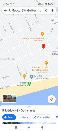 Imagem Apartamento com 1 Quarto para Temporada, 40 m² em Guilhermina - Praia Grande