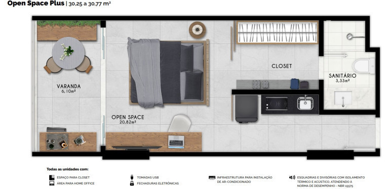 Imagem Apartamento à Venda, 45 m²em Armação - Salvador Imagem Apartamento à Venda, 45 m²em Armação - Salvador