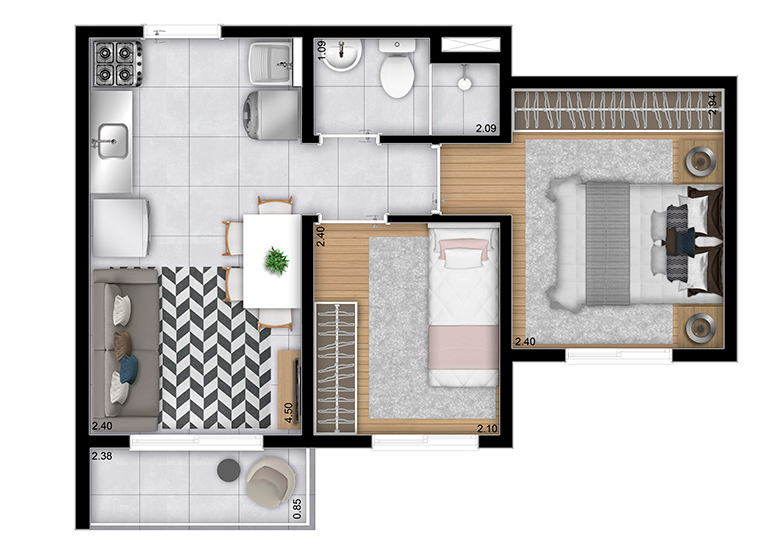Imagem Apartamento com 1 Quarto à Venda, 28 m²em Jardim Itacolomi - São Paulo Imagem Apartamento com 1 Quarto à Venda, 28 m²em Jardim Itacolomi - São Paulo
