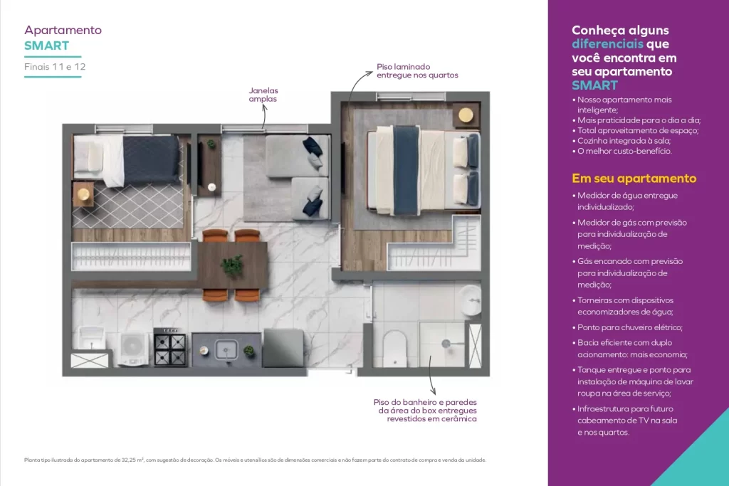 Imagem Apartamento com 2 Quartos à Venda, 31 m²em Água Branca - São Paulo