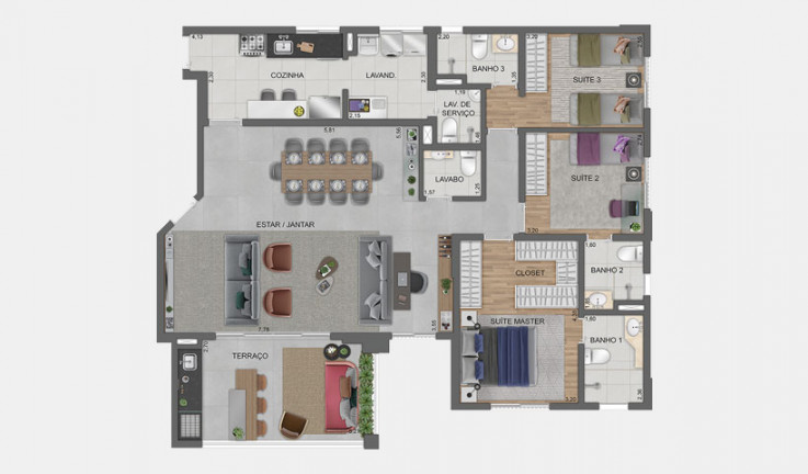 Imagem Apartamento com 4 Quartos à Venda, 132 m² em City América - São Paulo Imagem Apartamento com 4 Quartos à Venda, 132 m² em City América - São Paulo