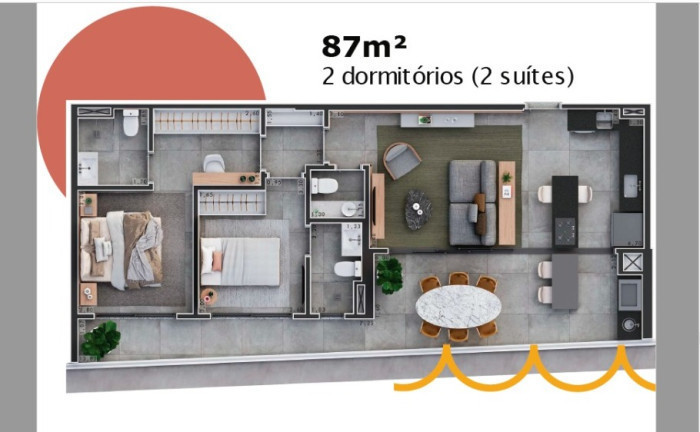 Imagem Apartamento com 3 Quartos à Venda,  em São Judas - Piracicaba