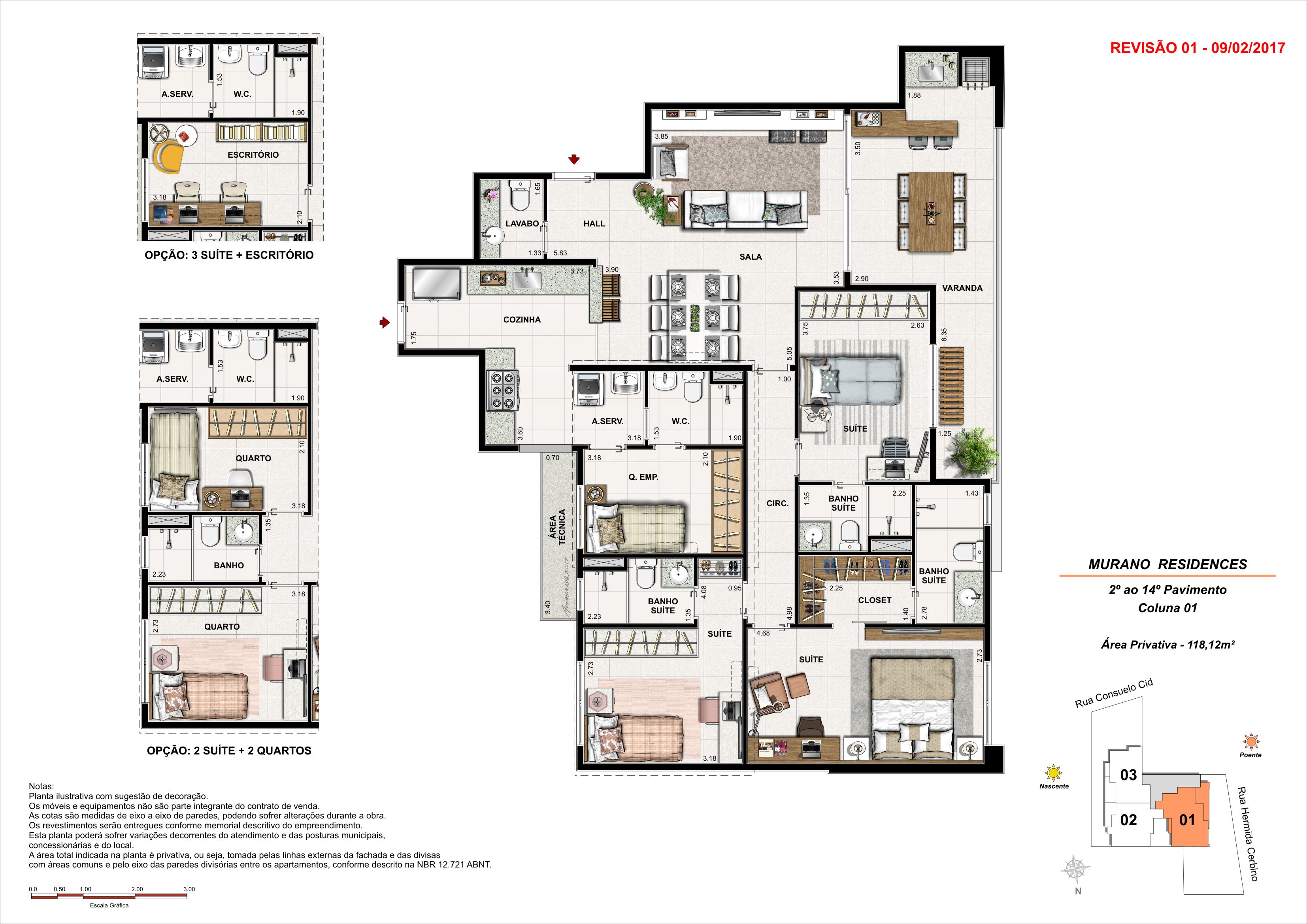 Imagem Apartamento com 3 Quartos à Venda, 96 m²em Alvarez - Nova Iguaçu