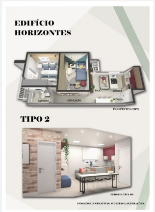 Imagem Apartamento com 2 Quartos à Venda,  em Vila Ré - São Paulo