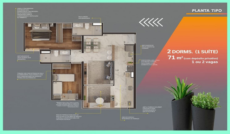 Imagem Apartamento com 2 Quartos à Venda, 71 m² em Rudge Ramos - São Bernardo do Campo