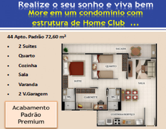 Imagem Apartamento com 2 Quartos à Venda, 72 m² em Jardim Cearense - Fortaleza Imagem Apartamento com 2 Quartos à Venda, 72 m² em Jardim Cearense - Fortaleza