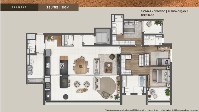 Imagem Apartamento com 4 Quartos à Venda, 170 m² em Cidade Monções - São Paulo