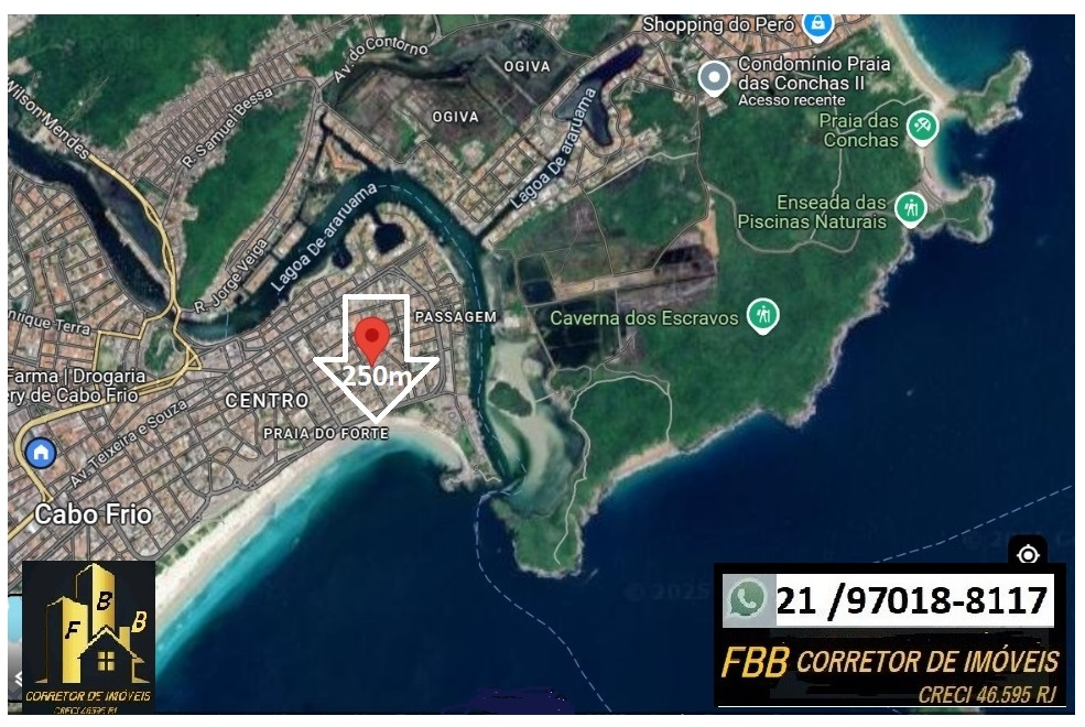 Imagem Apartamento com 3 Quartos à Venda, 72 m² em Passagem - Cabo Frio