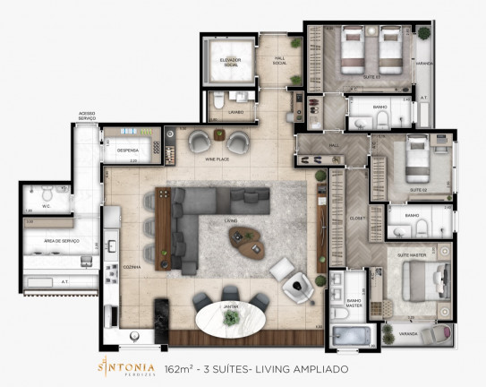 Imagem Apartamento com 3 Quartos à Venda, 162 m² em Perdizes - São Paulo