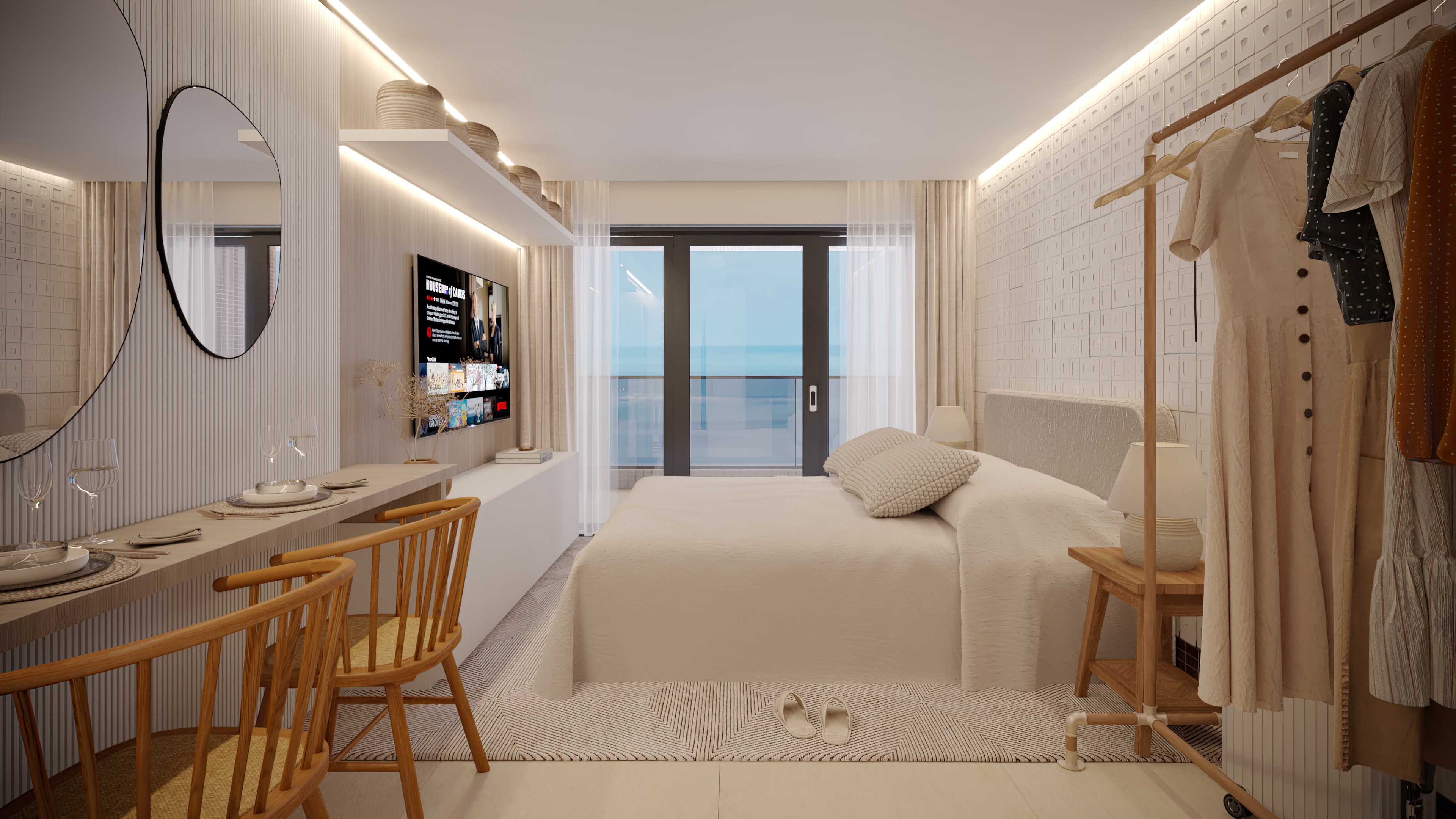 Imagem Apartamento com 1 Quarto à Venda, 23 m² em Centro - São José da Coroa Grande
