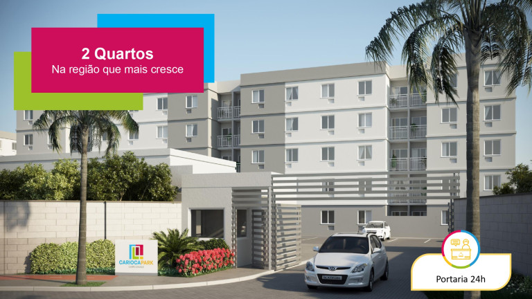 Imagem Apartamento com 2 Quartos à Venda, 45 m² em Guaratiba - Rio de Janeiro