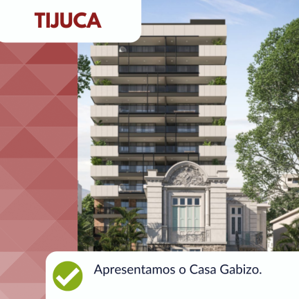Apartamento com 2 Quartos à Venda, 58 m² em Tijuca - Rio de Janeiro