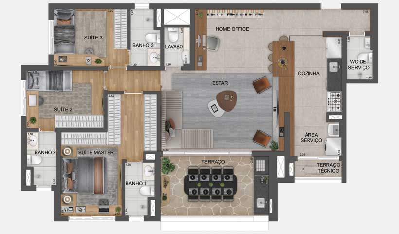 Apartamento com 4 Quartos à Venda, 126 m²em Mooca - São Paulo