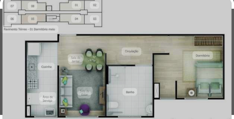 Imagem Apartamento com 2 Quartos à Venda, 42 m²em Piatã - Salvador