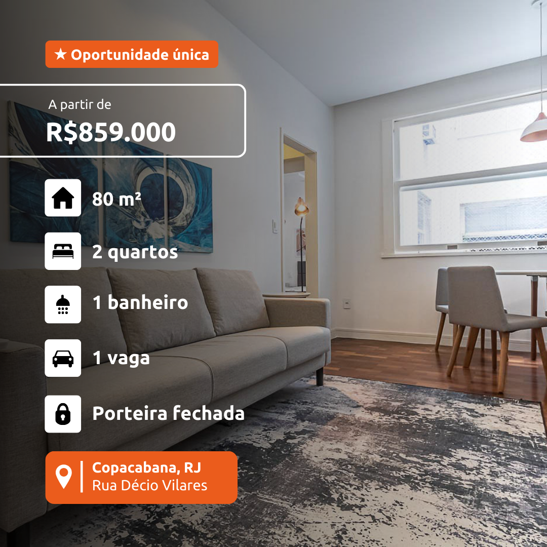 Imagem Apartamento com 2 Quartos à Venda ou Temporada, 70 m²em Copacabana - Rio de Janeiro