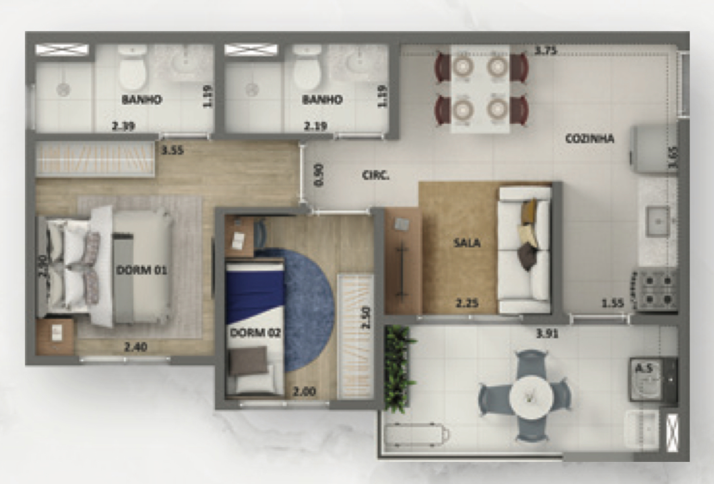 Imagem Apartamento com 2 Quartos à Venda, 45 m²em Lapa de Baixo - São Paulo Imagem Apartamento com 2 Quartos à Venda, 45 m²em Lapa de Baixo - São Paulo